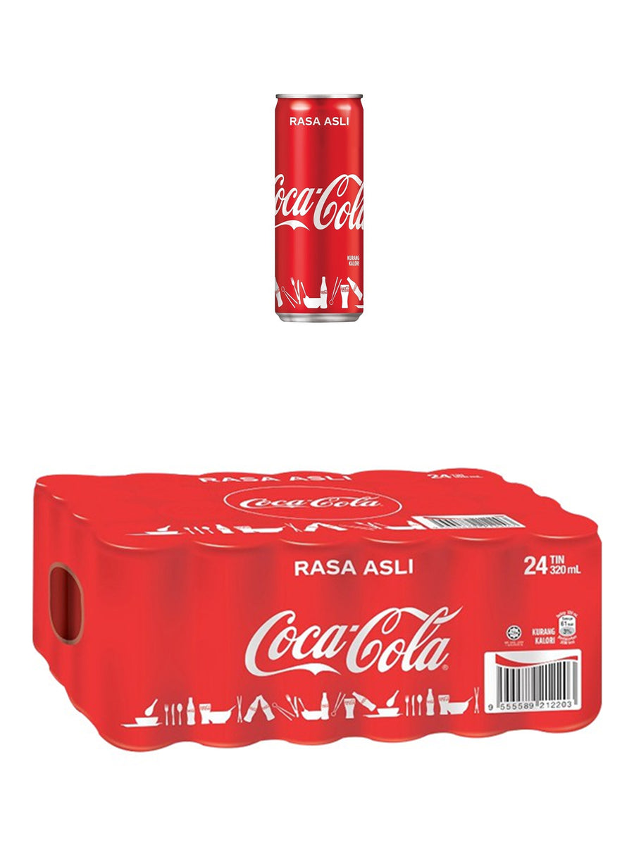 COCA-COLA RASA ASLI 24X320ML – Village Grocer - Gamuda Walk