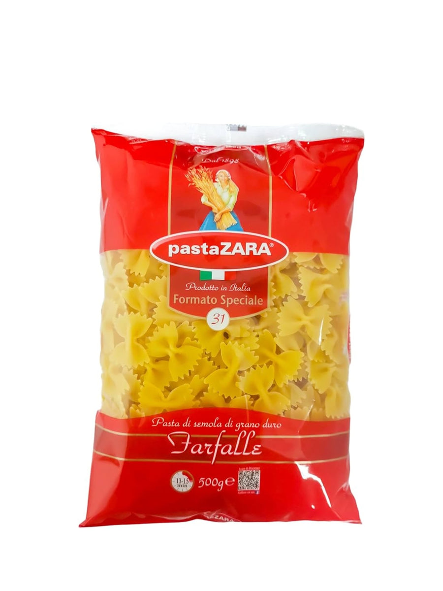 PASTA ZARA FARFALLE 31 500G – Village Grocer - Gamuda Walk