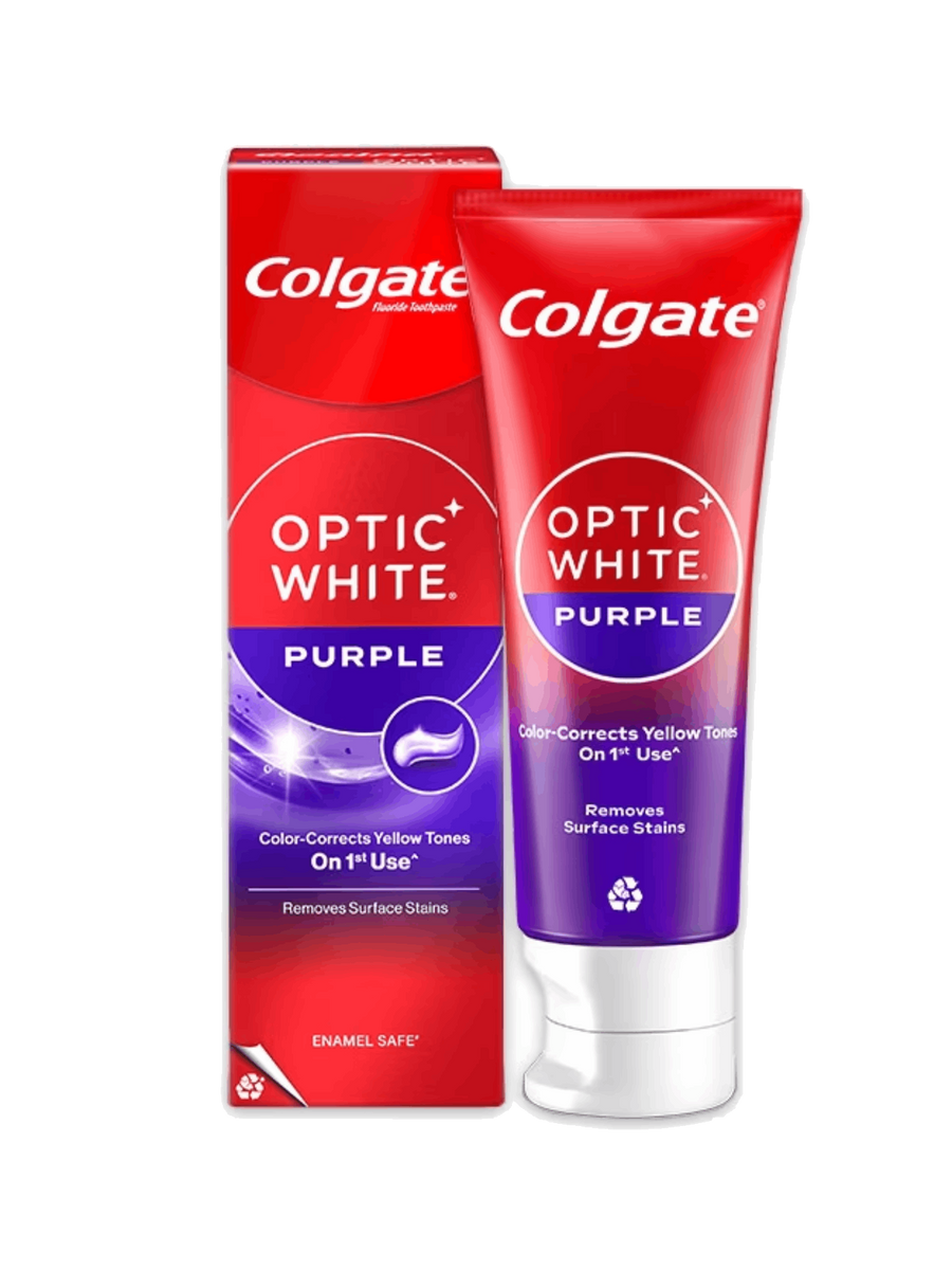 COLGATE OPTIC WHITE PURPLE TOOTHPASTE 100G – Village Grocer - Gamuda Walk